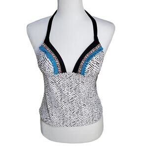 Arizona Jean Co. Swim Tankini Swimsuit Top Womens Small NWT